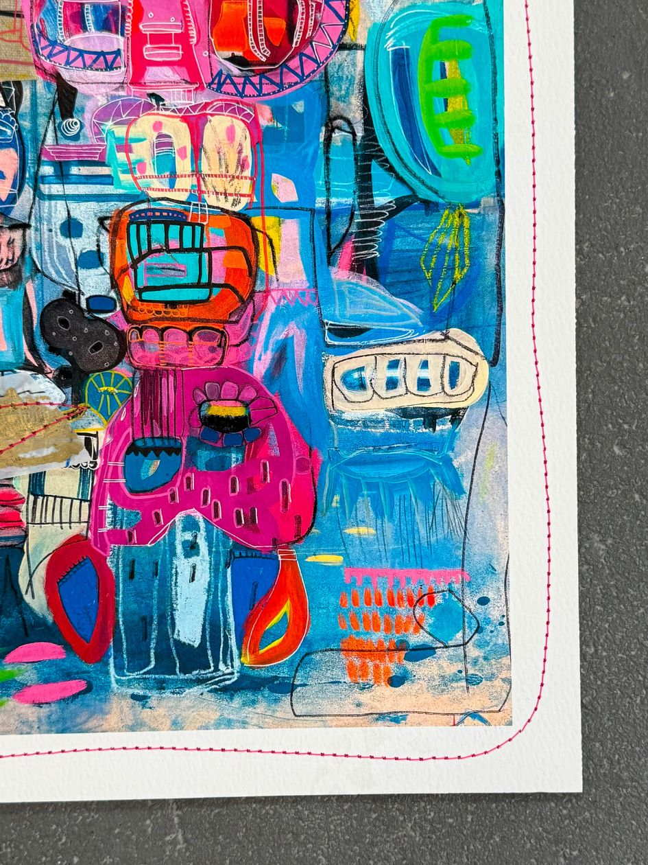 Mixed Media Artwork - Voyage Libre