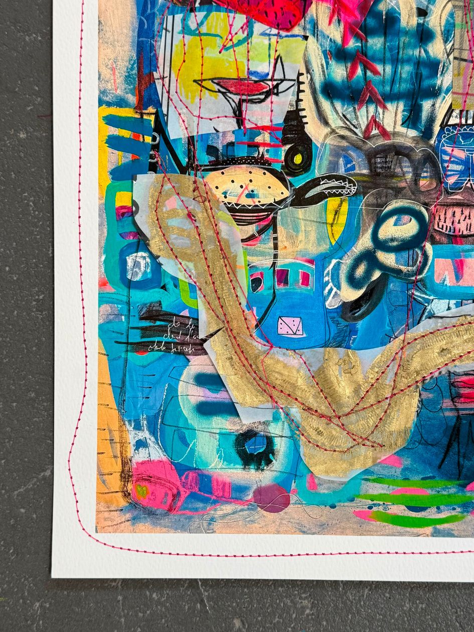 Mixed Media Artwork - Voyage Libre