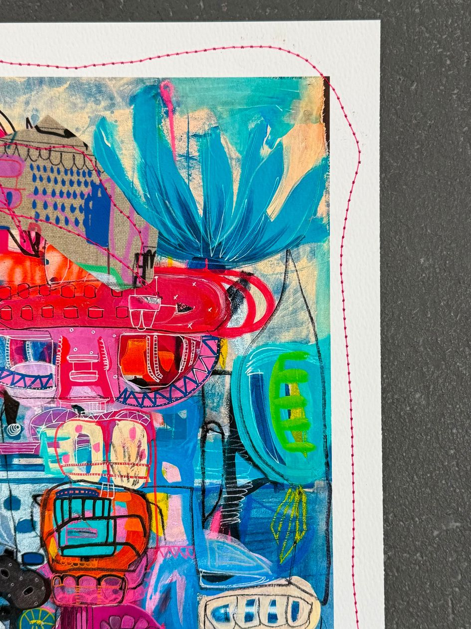 Mixed Media Artwork - Voyage Libre